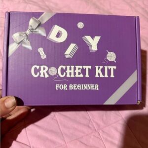 DIY Crochet Kit for Beginners - Purple